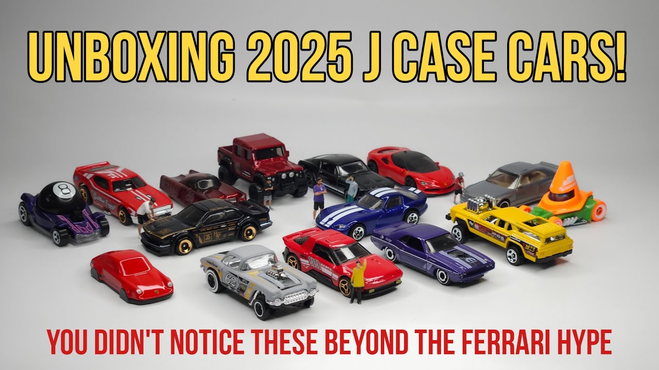 Hot Wheels J Case 2025 Unboxing🔥 — Can’t Believe These Cars Went Unnoticed!😲 SF90 Overhyped?