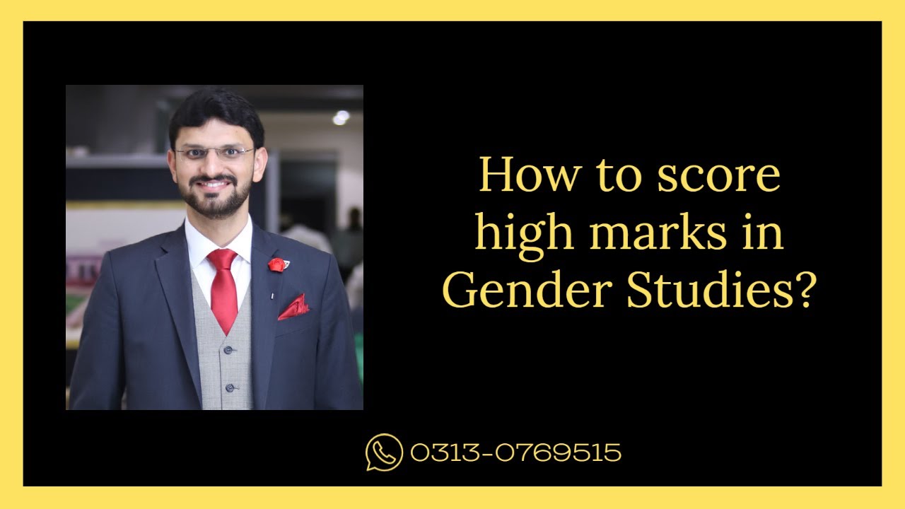 How to score high marks in Gender Studies? CSS Exam 2023