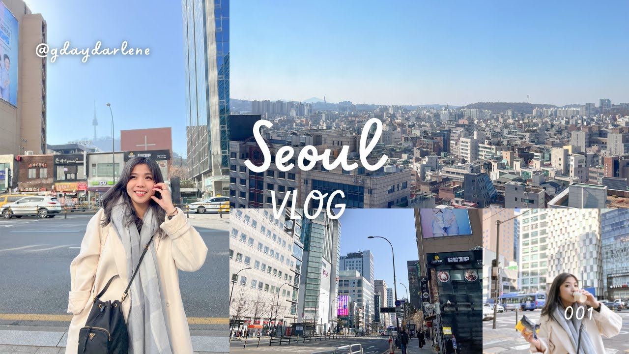 Korea Vlog | Longest flight to Seoul!! Myeongdong airbnb, exploring Hongdae, eating street food 🇰🇷🫰🏻