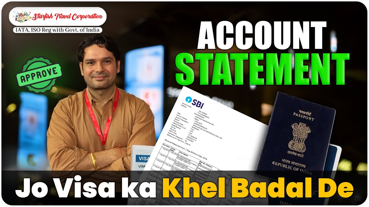 Visa Ka Khel Badal De, Ye Account Statement 💰 | Visa Approval Tricks 2026✈️👍