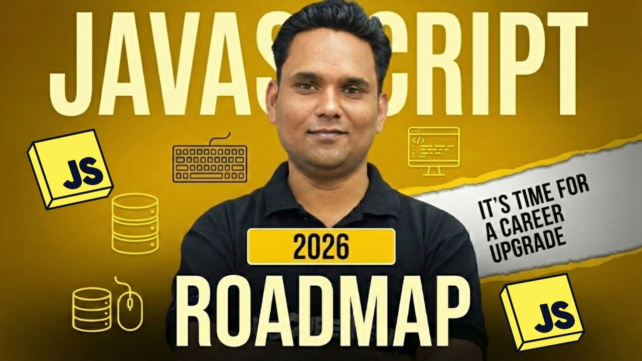 JavaScript Roadmap for Beginners 🚀 | Learn How to Become a Javascript Developer - Career Guide 2026