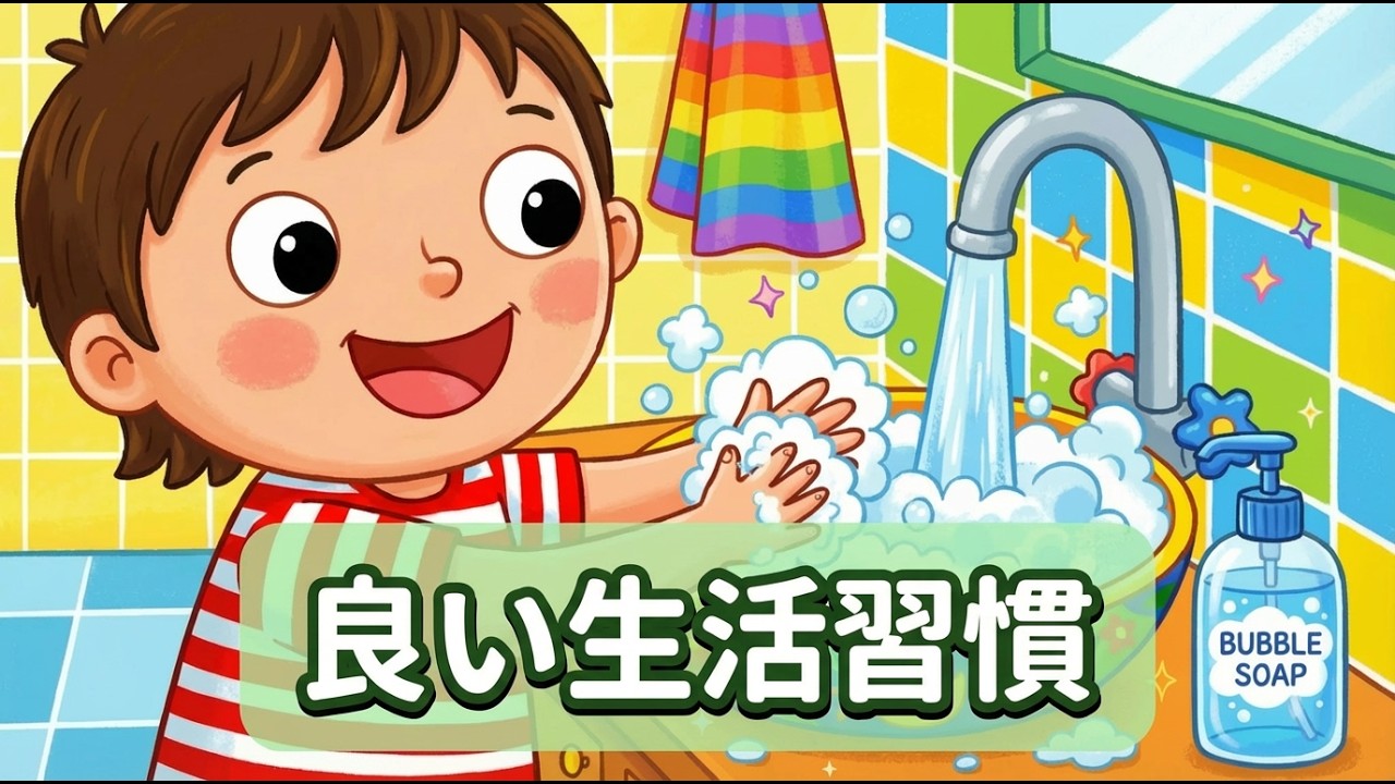 良い生活習慣の歌 🪥 歯磨き 手洗い | CherryChoco チェリーチョコ | 子供の歌