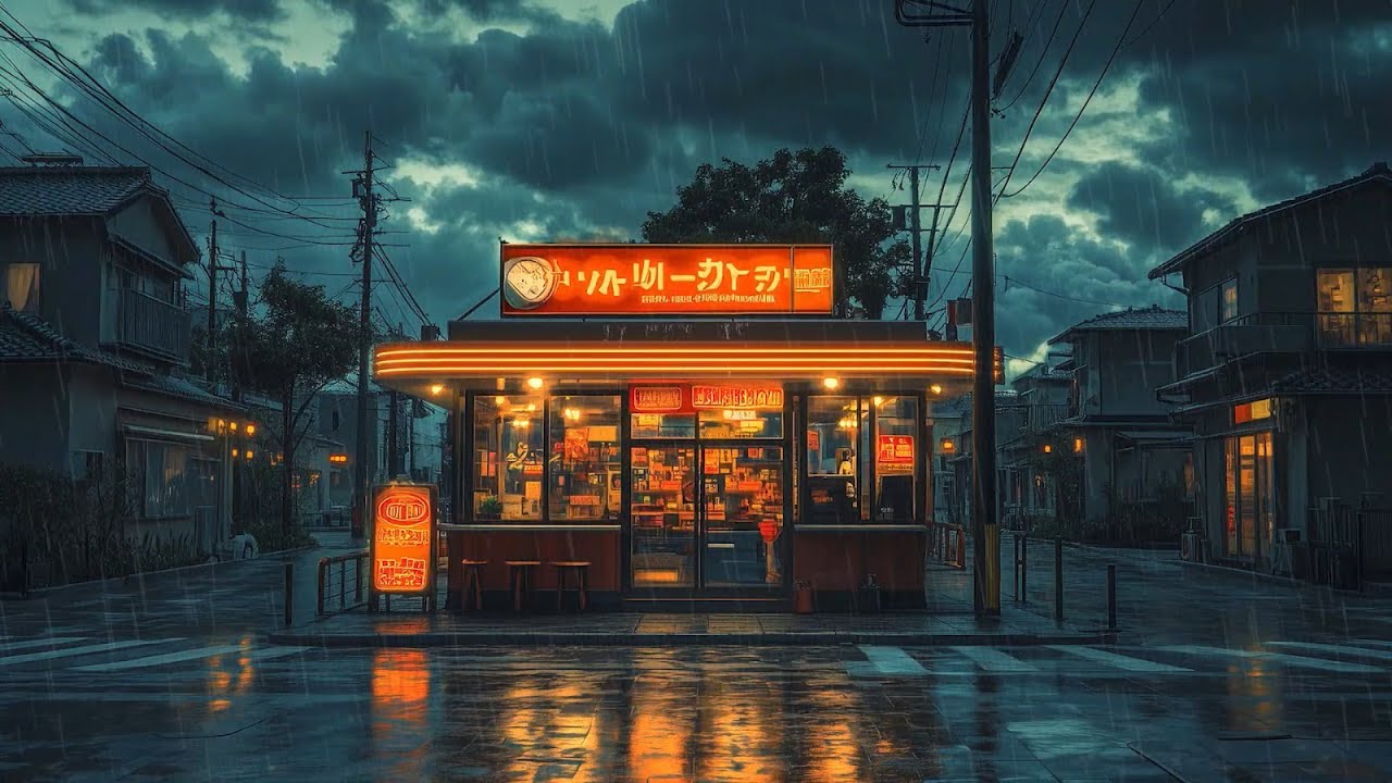Cozy Rain Moments ☕ | Soft Lofi Music To Relax Your Heavy Thoughts - Rain Music
