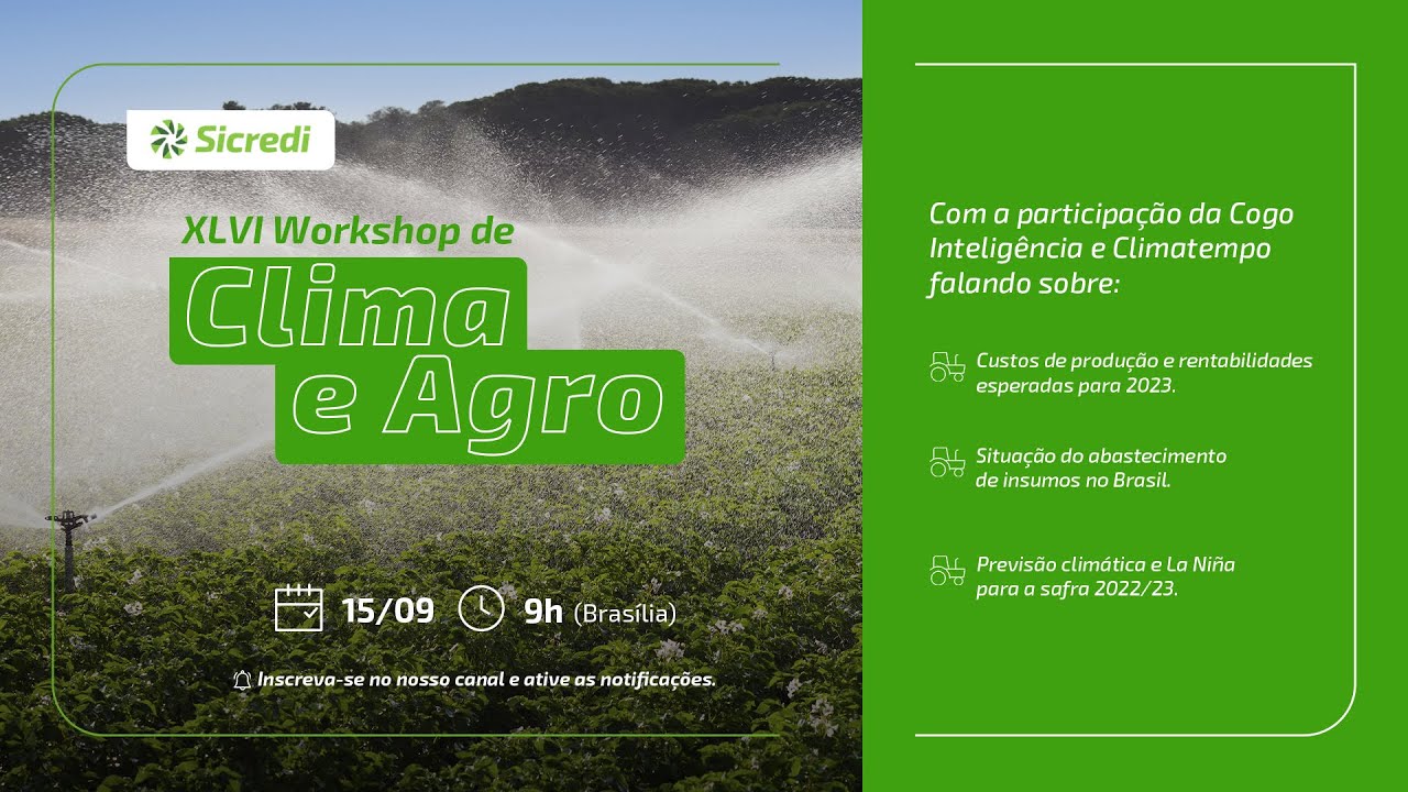 [LIVE] XLVI WORKSHOP DE CLIMA E AGRO