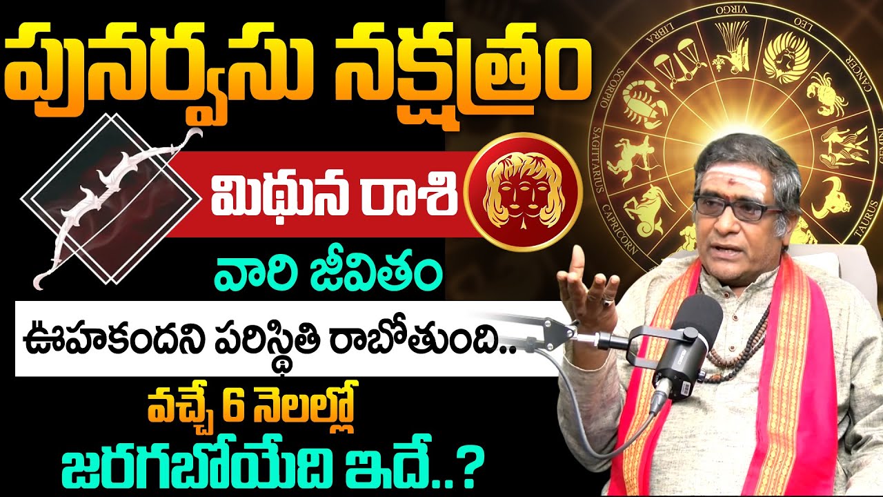 Punarvasu Nakshatra (Mithuna Rasi) 2025 After 6 Months Characteristics | Sathya Narayana | BRK