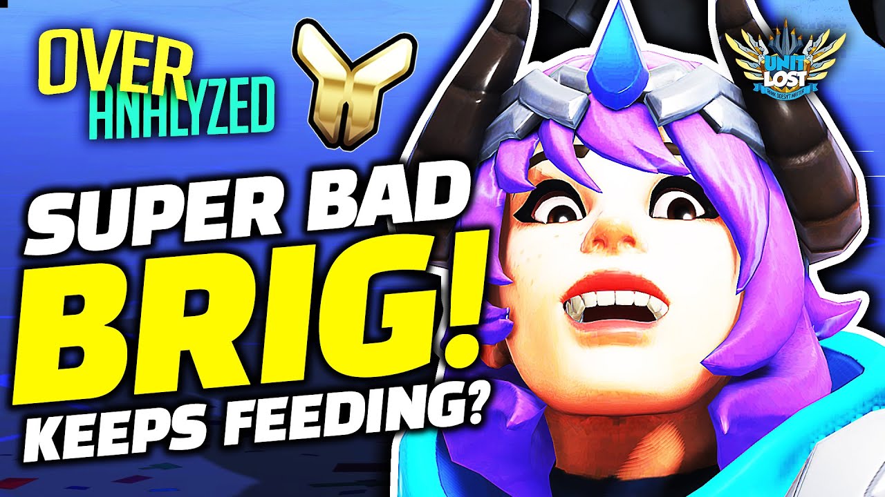 Overwatch Coaching - Super BAD BRIG! Keeps Feeding?! [OverAnalzyed]