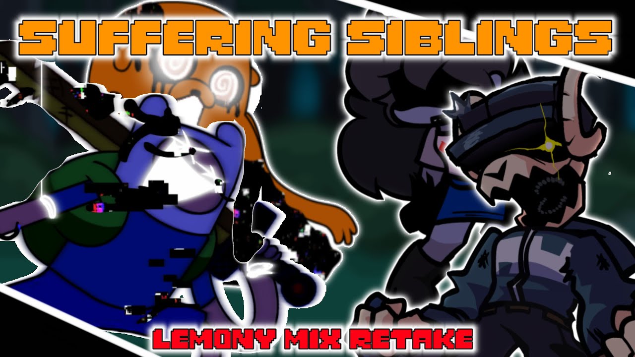 [PLAYABLE] - FNF - SUFFERING SIBLINGS (LEM0NY FANRETAKE MIX) - BUT SKY AND TABI SINGS IT (FNF COVER)