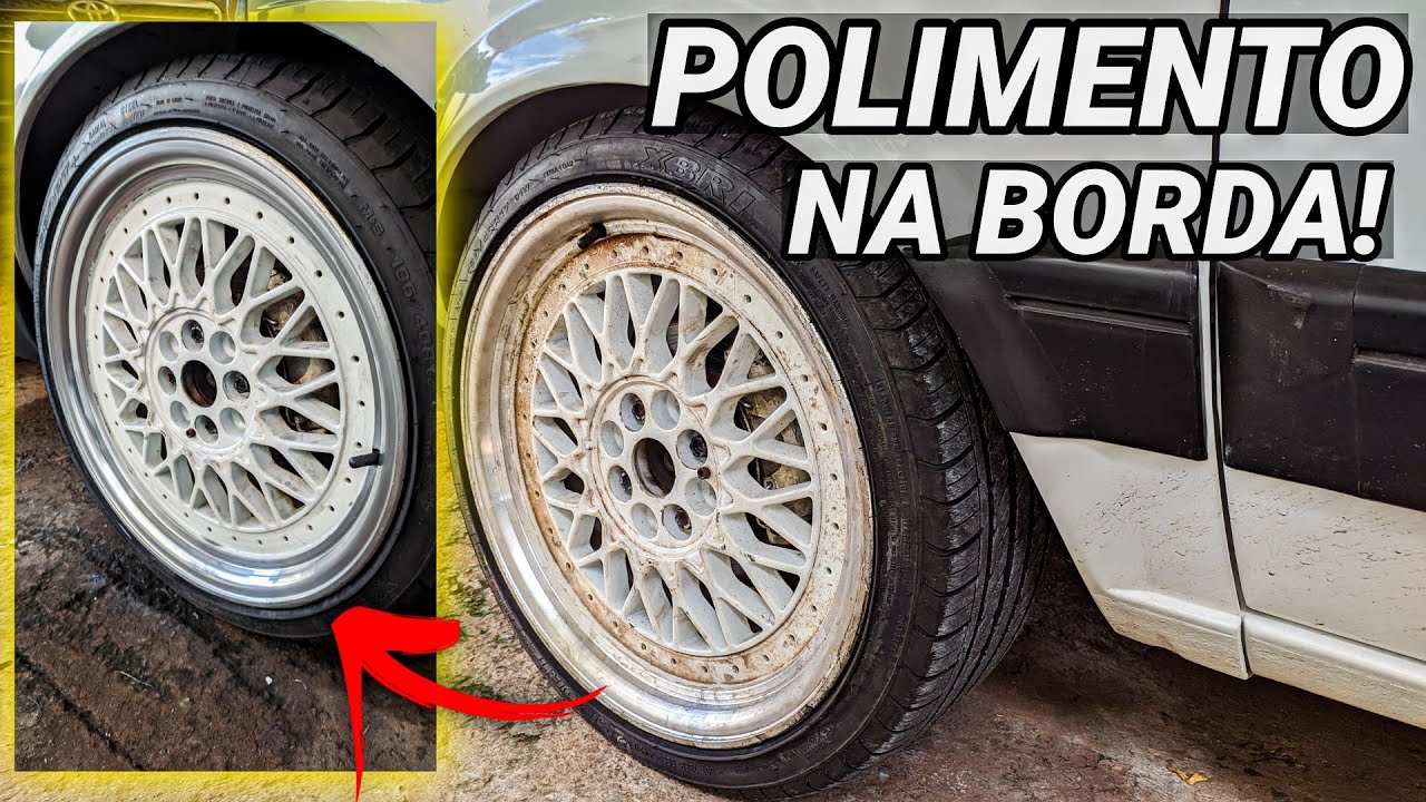 COMO DEIXAR A BORDA DA RODA CROMADA? BBS ARO 17!