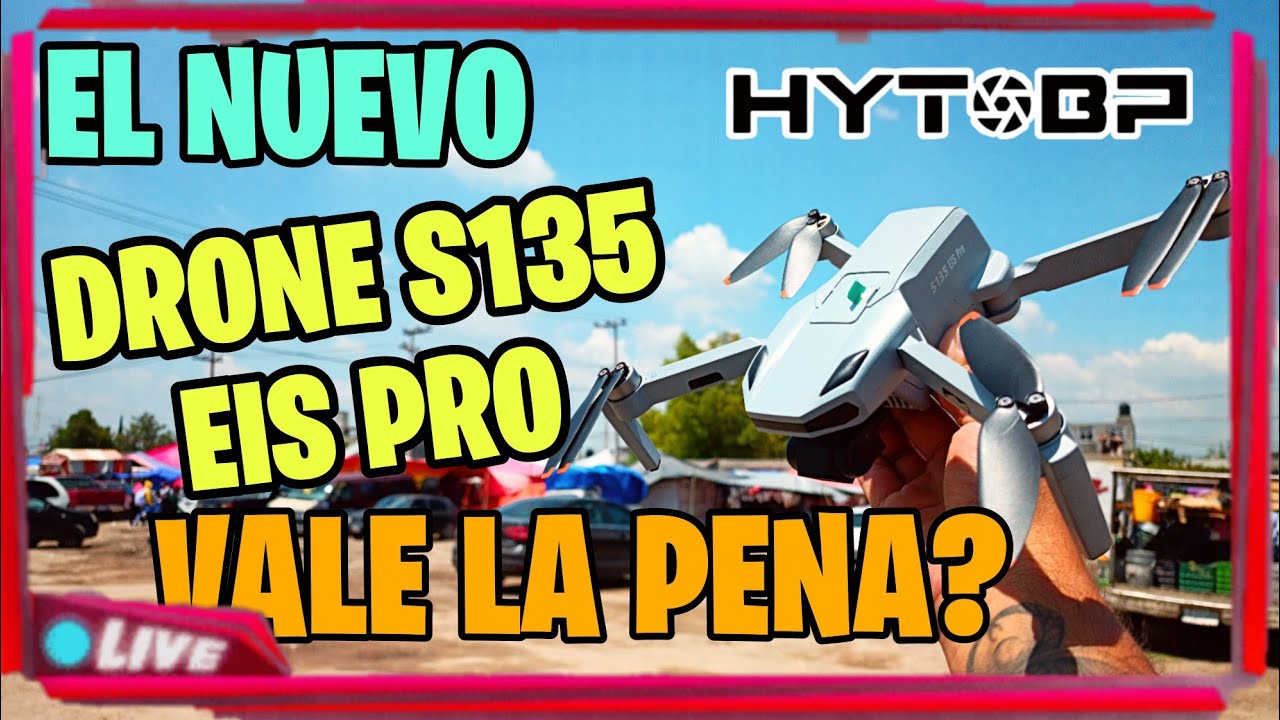 ENCONTRÉ el DRONE PERFECTO para mis TOMAS en el TIANGUIS! S135 EIS PRO #drone #camera #publicidad