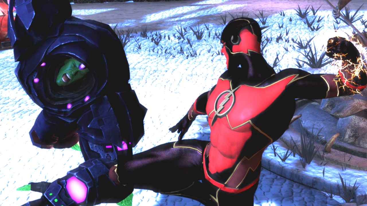 Injustice: Gods Among Us - All Super Moves on Brainiac (1080p 60FPS)