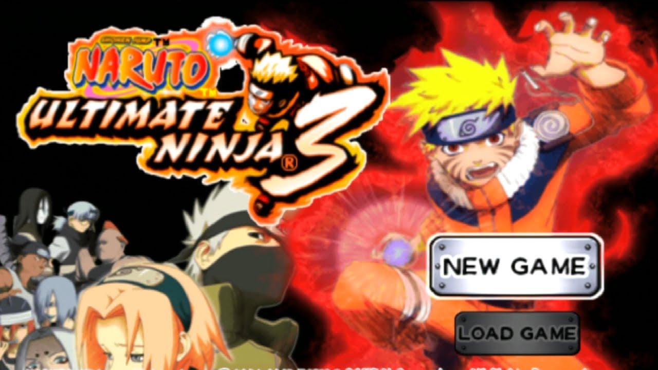 Naruto Ultimate Ninja 3 Cutscenes (PS2 Edition) Game Movie 1080p HD