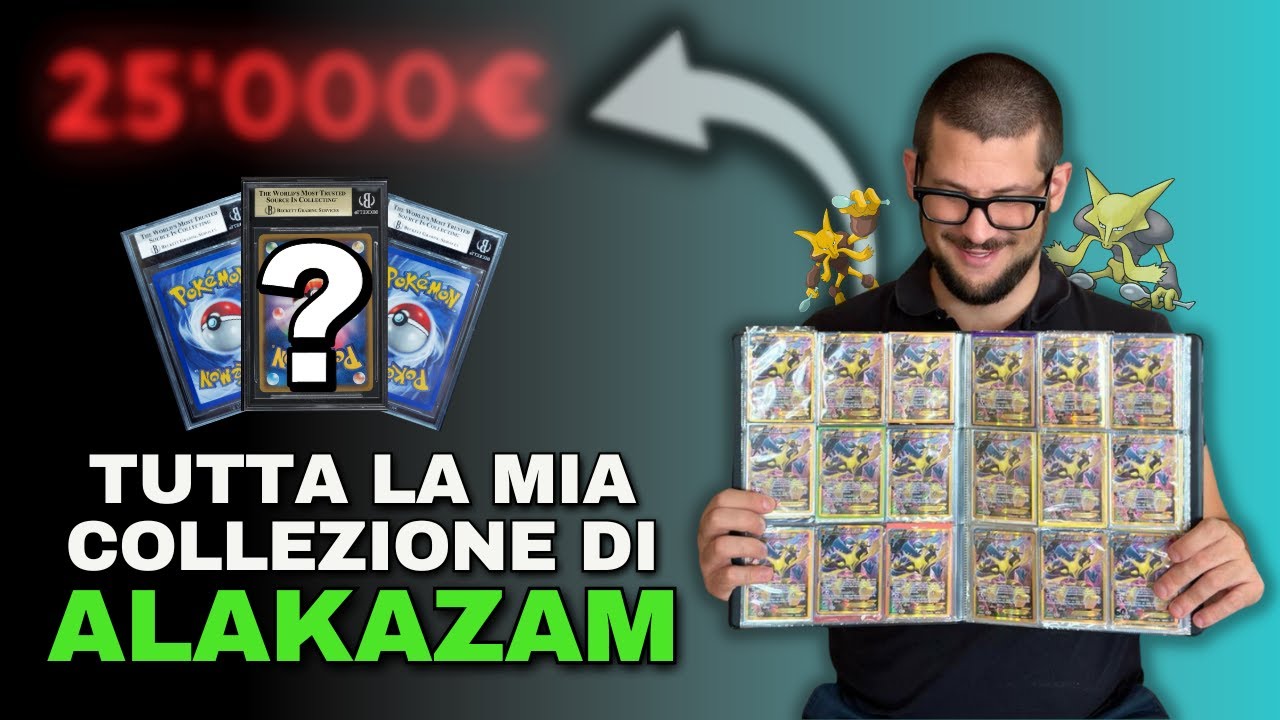 La mia COLLEZIONE DI ALAKAZAM da 25.000€ - Unica al MONDO!