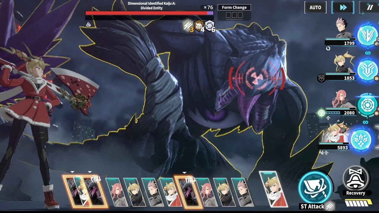 Kaiju Rush Area 4 Coordinated Assault Very Hard Score 3500 #kaijuno8thegame