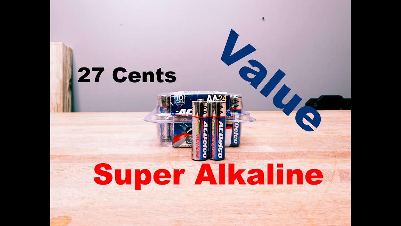 25-05 | Best AA Battery ep.8 | AC Delco Super Alkaline vs energizer vs duracell | #acdelco #battery