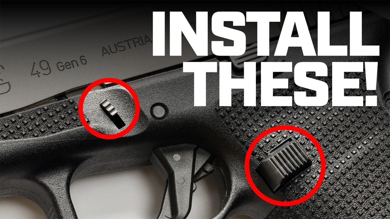 Nowy powiększony zatrzask magazynka Gen 6 do Glocka