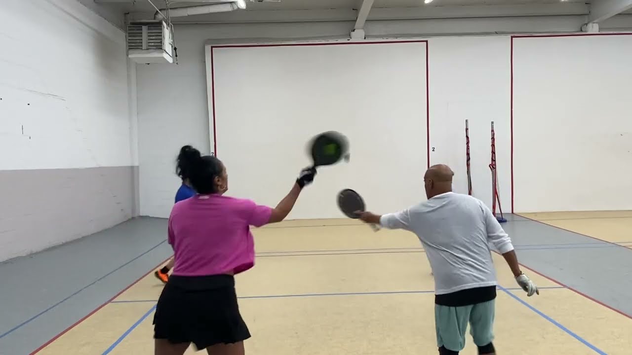 Paddleball- Saturday matchup Jessica & Al vs Maritza & Paul 1.31.26