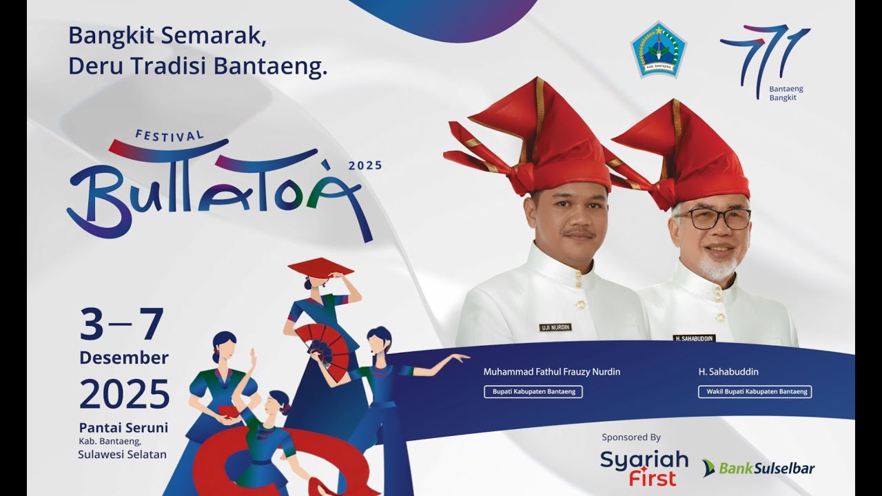 [ LIVE ]  Puncak Peringatan HUT Kabupaten Bantaeng Yang Ke - 771
