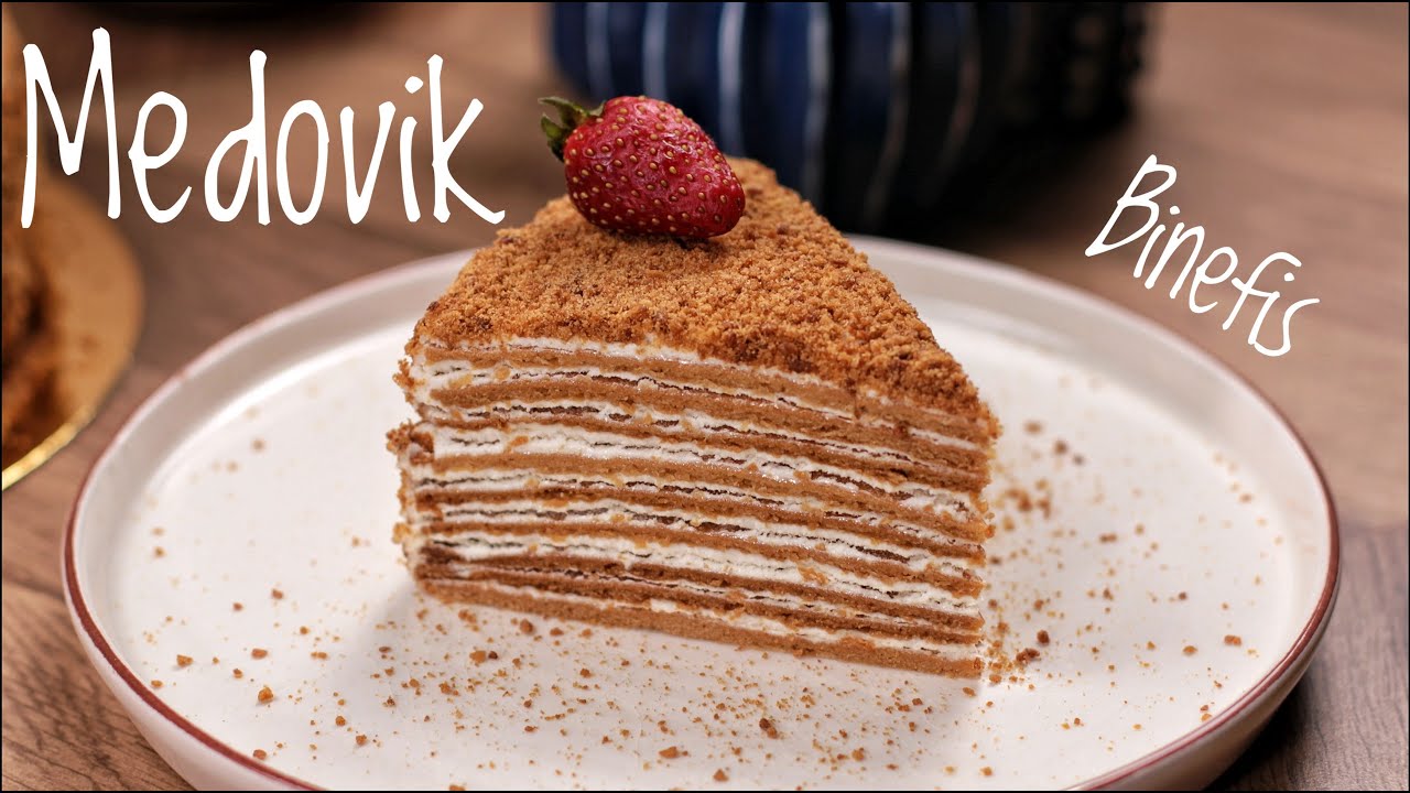 Medovik Tarifi | Ballı Rus Pastası | Binefis