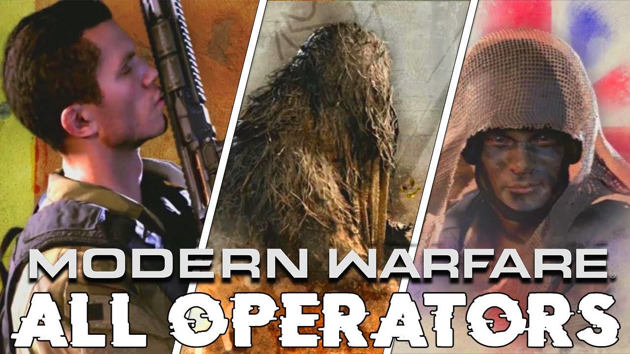 *ALL 18* MODERN WARFARE OPERATOR INTRODUCTIONS - 