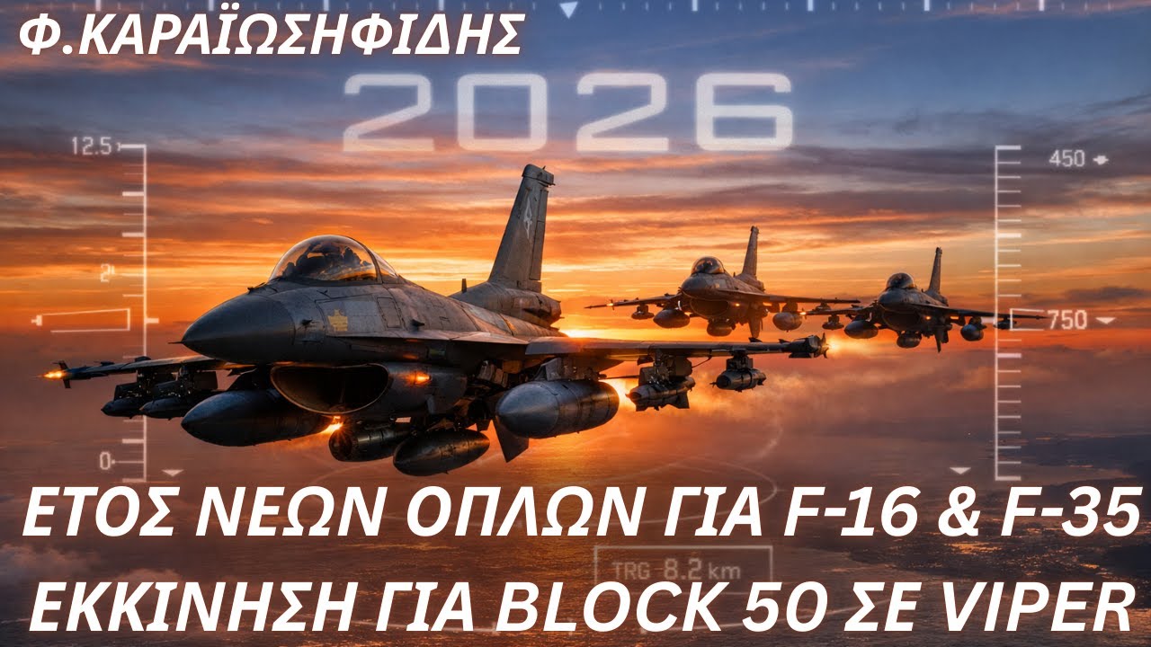 Φαίδων Καραϊωσηφίδης: Έτος νέων όπλων για τα F-16 (& F-35) & διαδικασίας για τα Block 50 σε Viper