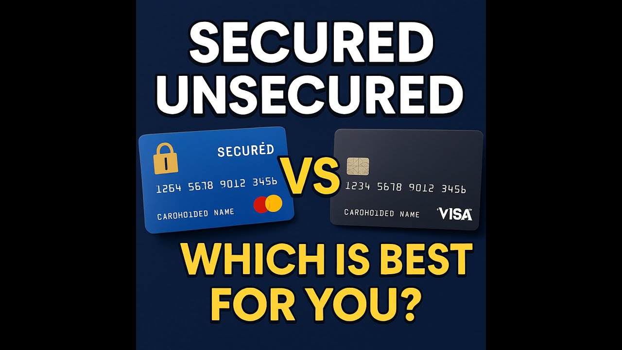 🔐 Secured vs. Unsecured Credit Cards &ndash; Which Is Best for You in 2025? 💳🤔