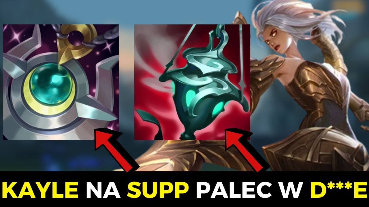 WIDZ KAZAŁ MI ZAGRAĆ KAYLE NA SUPP ZAGRAŁEM ALE TO BYŁO TRAGICZNIE !!!