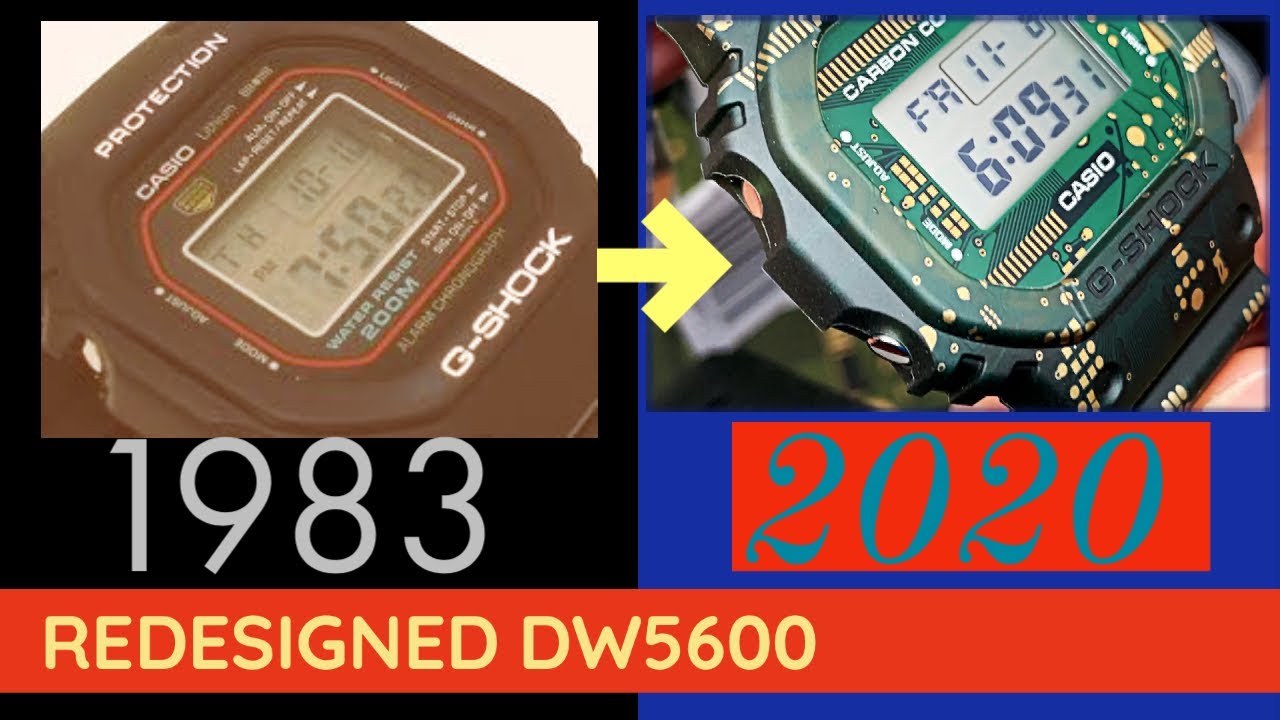 Casio Updated the DW5600 from 1983! The new DWE-5600CC-3 Carbon Core Guard G-Shock Watch - REVIEW