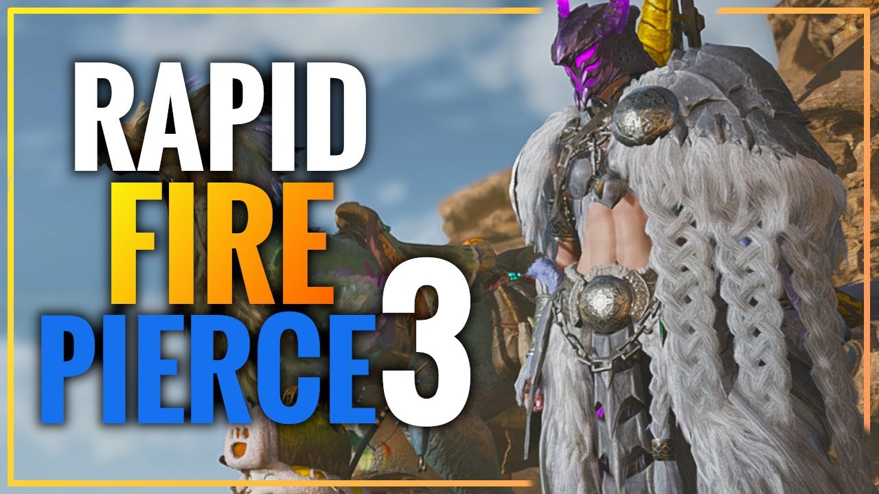 MONSTER HUNTER WILDS | RAPID FIRE PIERCE 3 LIGHTBOWGUN