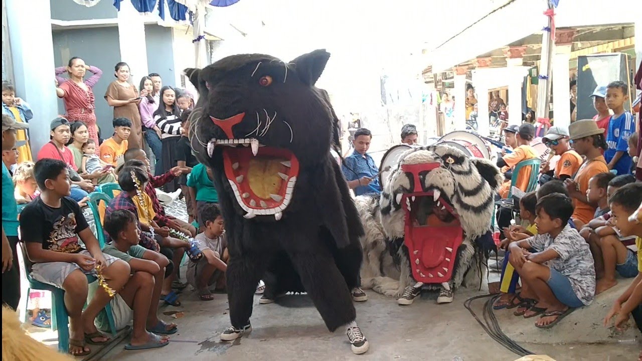 Ngamuk..! Pertarungan Seru Barongan Macan-macanan New Pandawa VS Buto-buto Galak | Hidayah Demak