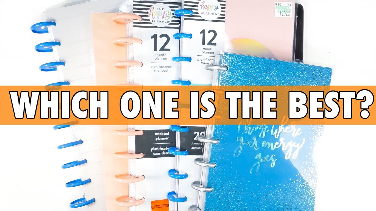 Happy Planner 101: Comparing ALL FIVE Happy Planner Sizes - Which Size Is Right For You?
