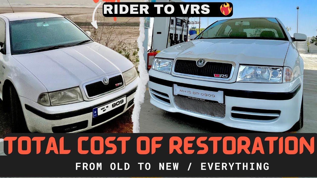 Our Mk1 Skoda Octavia restoration costing | 1.9 tdi to VRS | Skoda Octavia old to new conversion