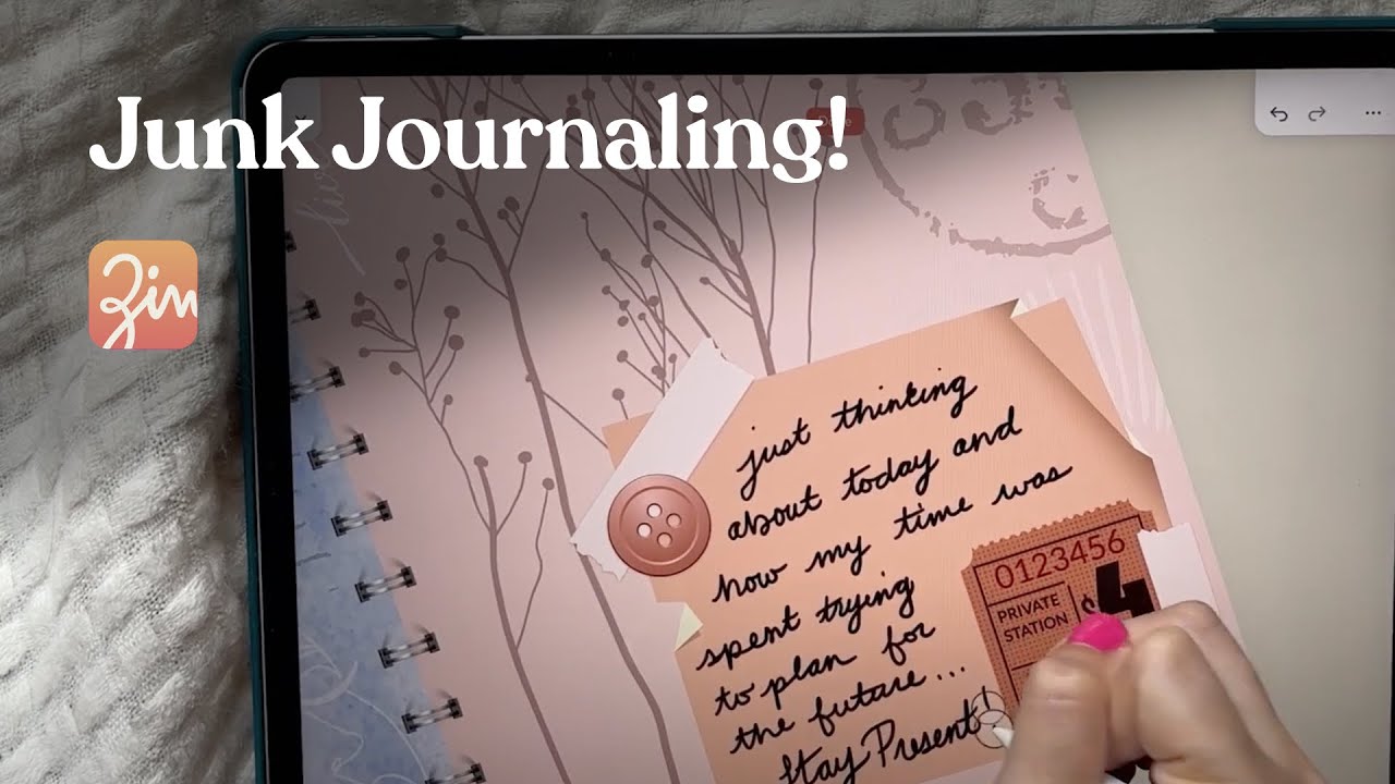 Junk Journaling with the Zinnia planner