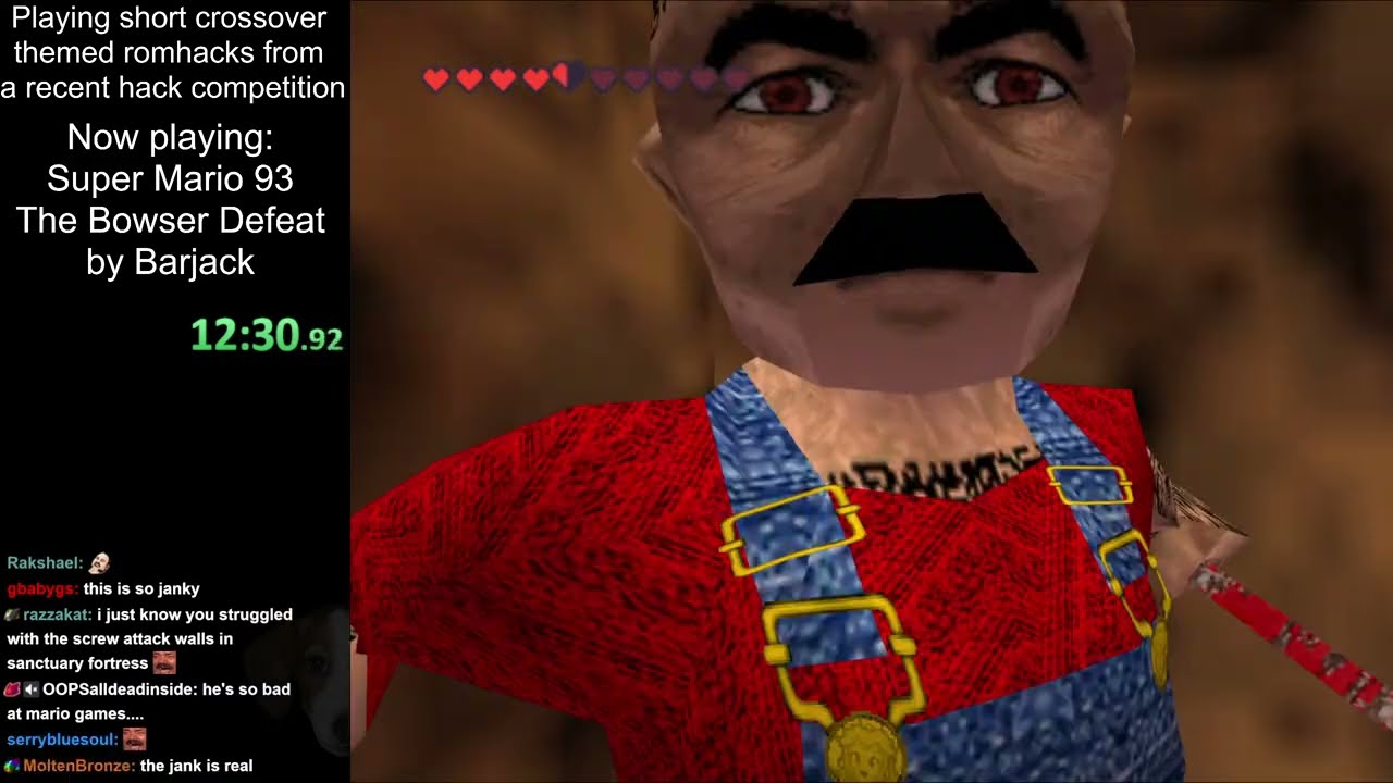 Short OoT crossover romhacks