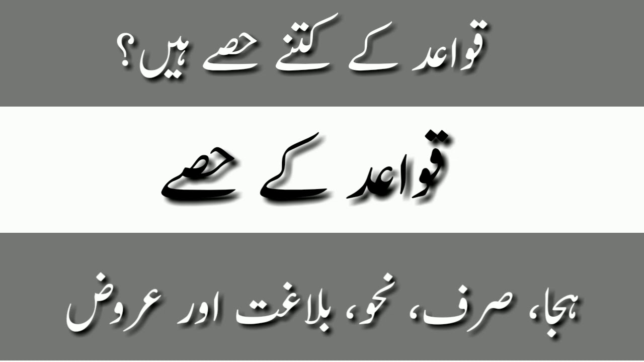 Urdu Qawaed ke hisse || TET CTET and Translator || اردو قواعد کے کتنے حصے ہیں || urdu Grammar