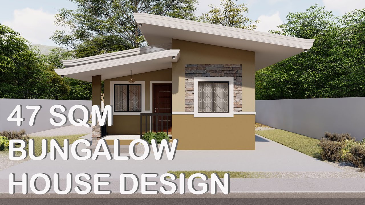 47 SQM BUNGALOW HOUSE DESIGN | Konsepto Designs