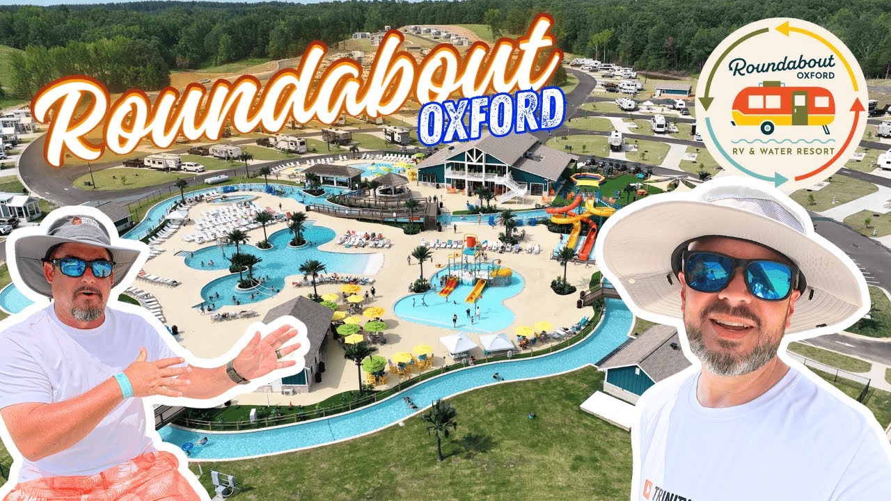 First Stay at the Roundabout Oxford RV & Water Resort! | Lazy River & Family Fun in Oxford, MS