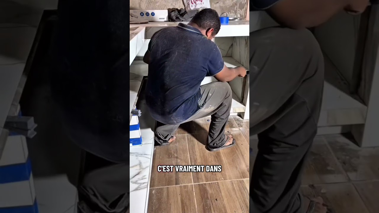 Cet artisan cr&eacute;e une cuisine sur mesure &agrave; partir de rien #chantier #artisan #travail #cuisine