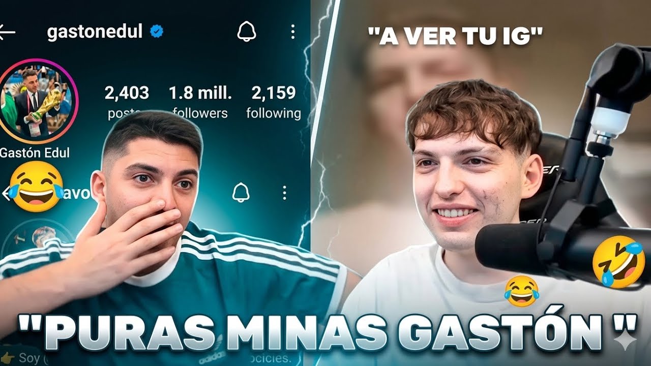 DAVOOXENEIZE Y GASTÓN EDUL SE STALKEAN EN IG