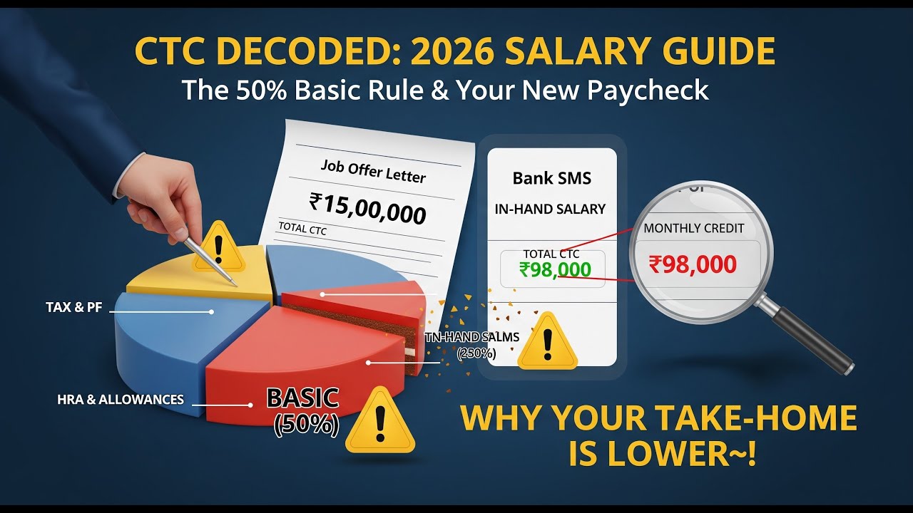 CTC vs. In-Hand- Cracking the 2026 Indian Salary Code (New Labour Laws)