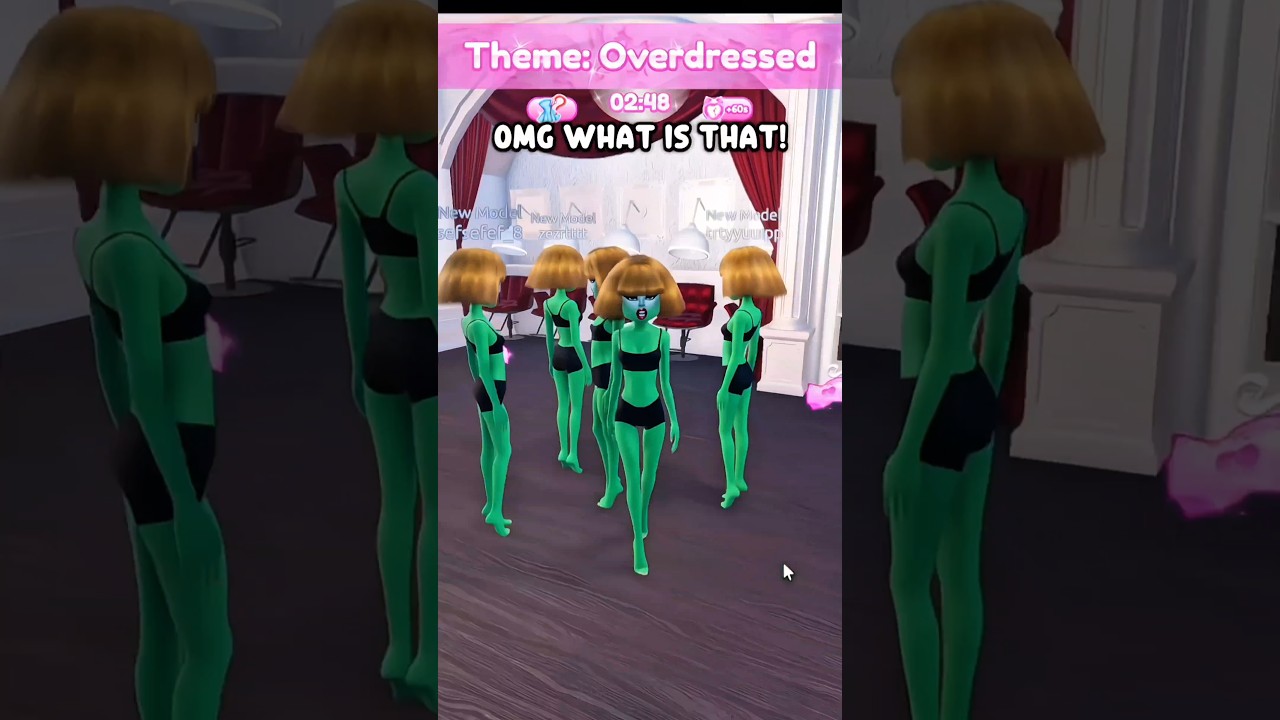 DRESS TO IMPRESS TEAM GREEN BEAN 😁 #roblox #dresstoimpress #dti