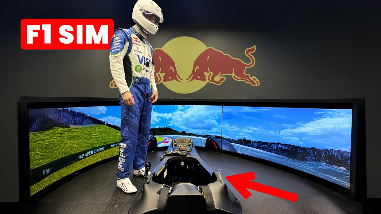 What It's Like Driving the Racing Bulls F1 Simulator