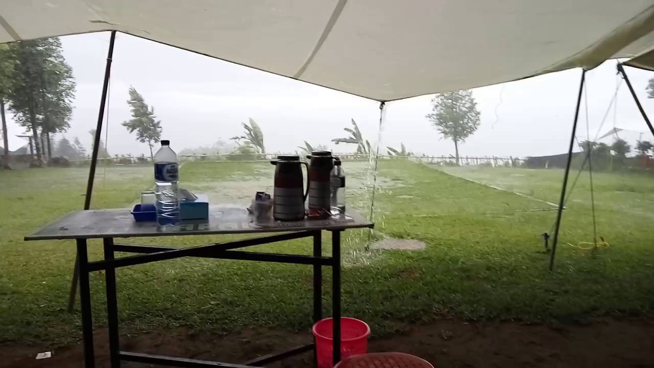 Inside Tent in a Raining Day (1)