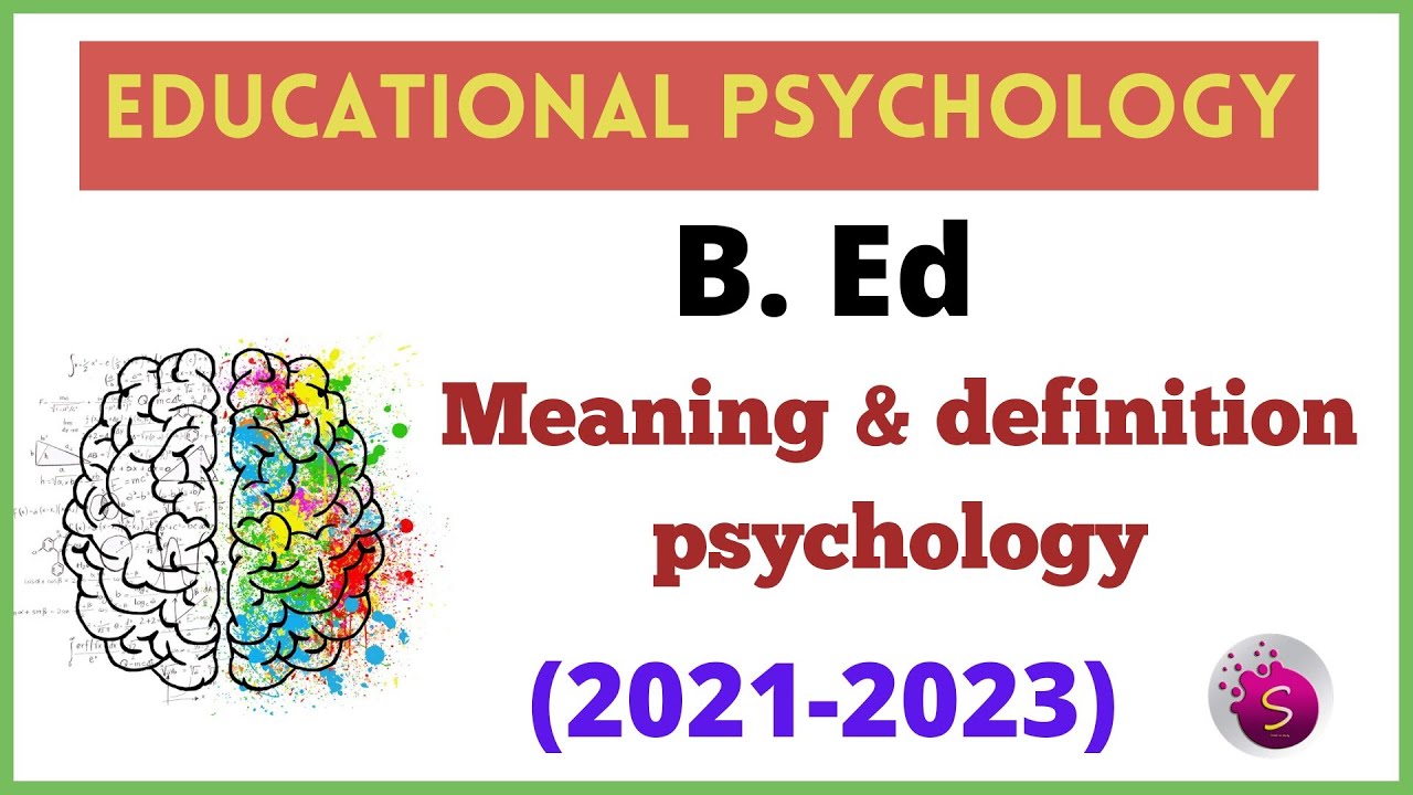 what is psychology / explained in tamil / b. Ed / start to study
