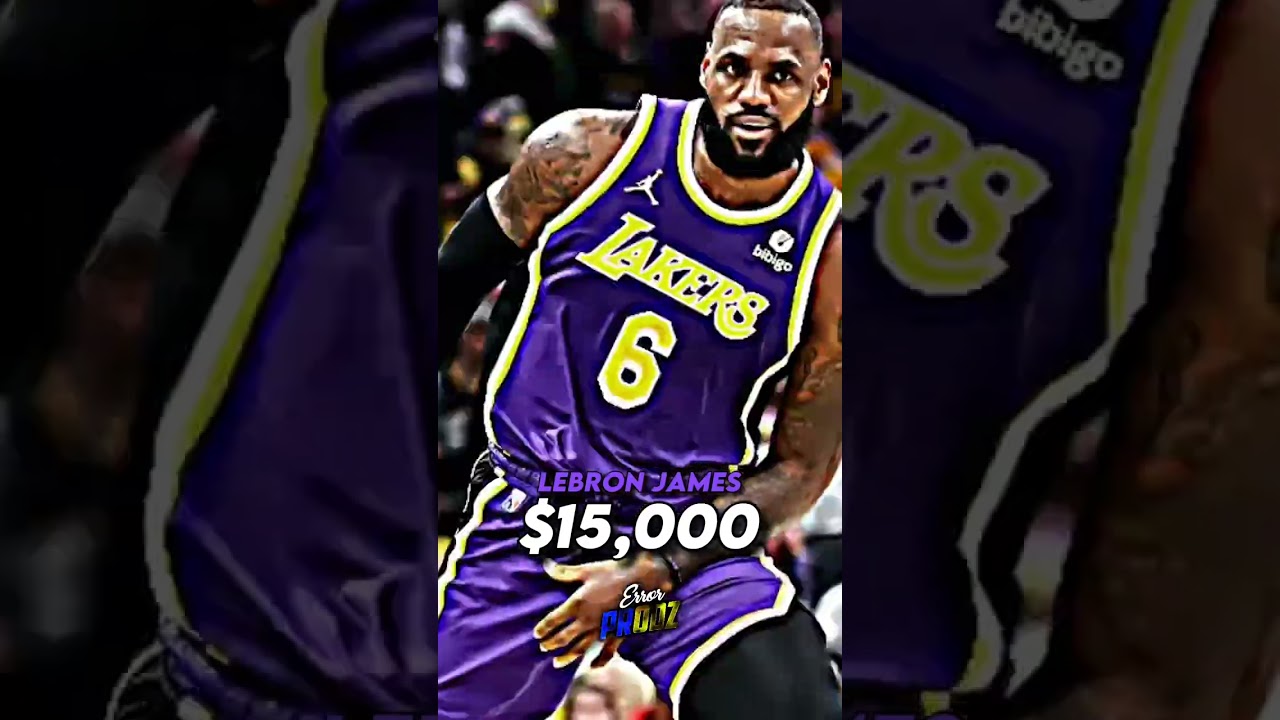 Biggest NBA Fines For Celebrating #shorts