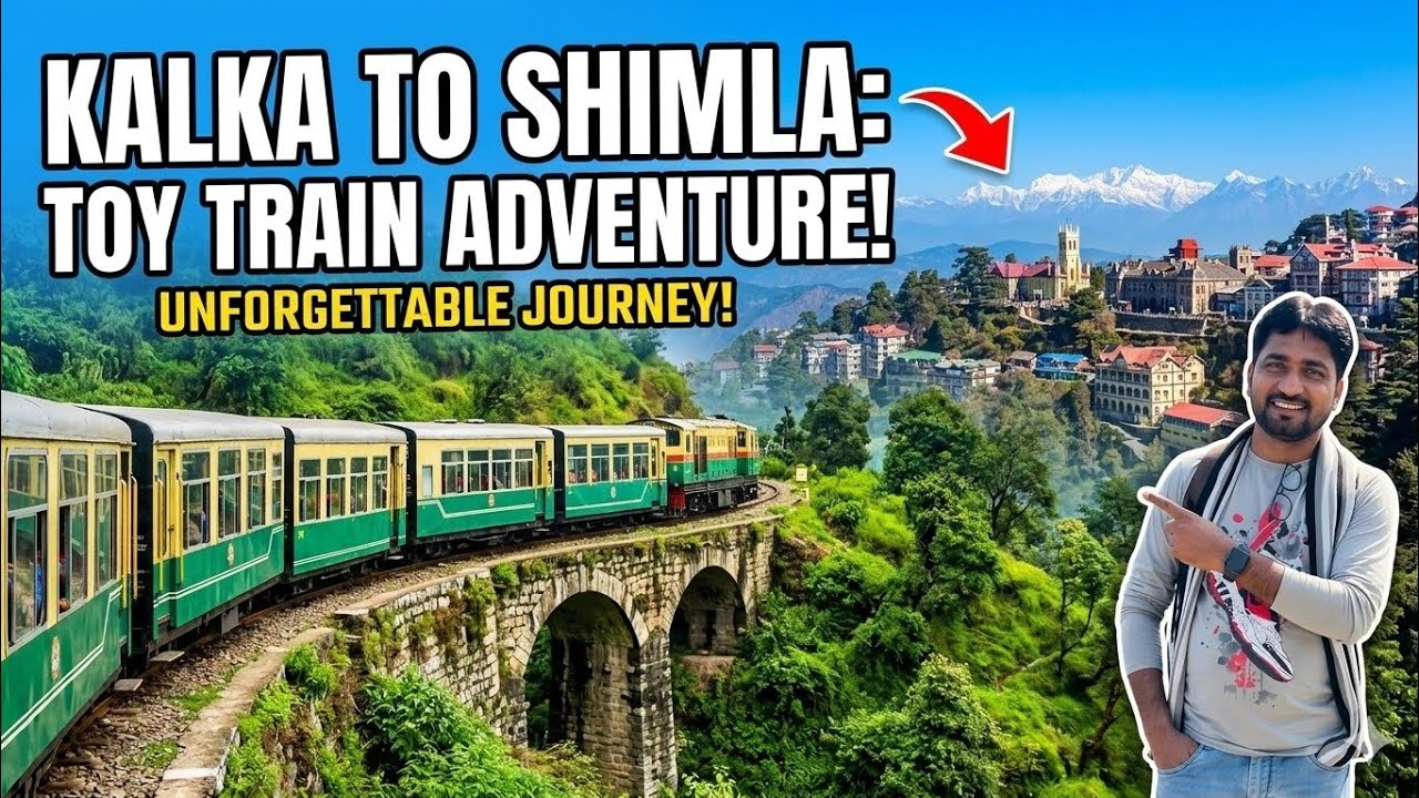 Kalka To Shimla Toy Train Journey ! Shivalik Deluxe Express ! Himalayan Queen Express