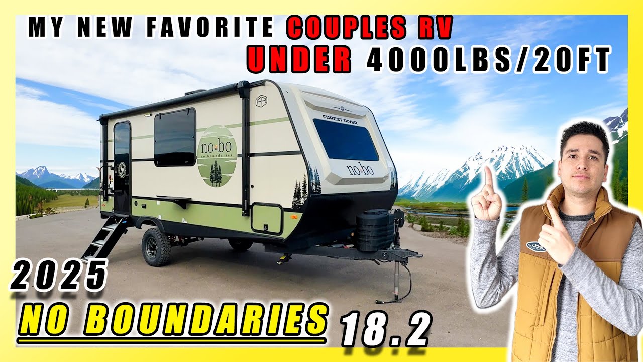 2025 NO BOUNDARIES 18.2 THE BEST COUPLES TRAILER IN 2025. INSANE SUSPENSION FOR BOONDOCKING