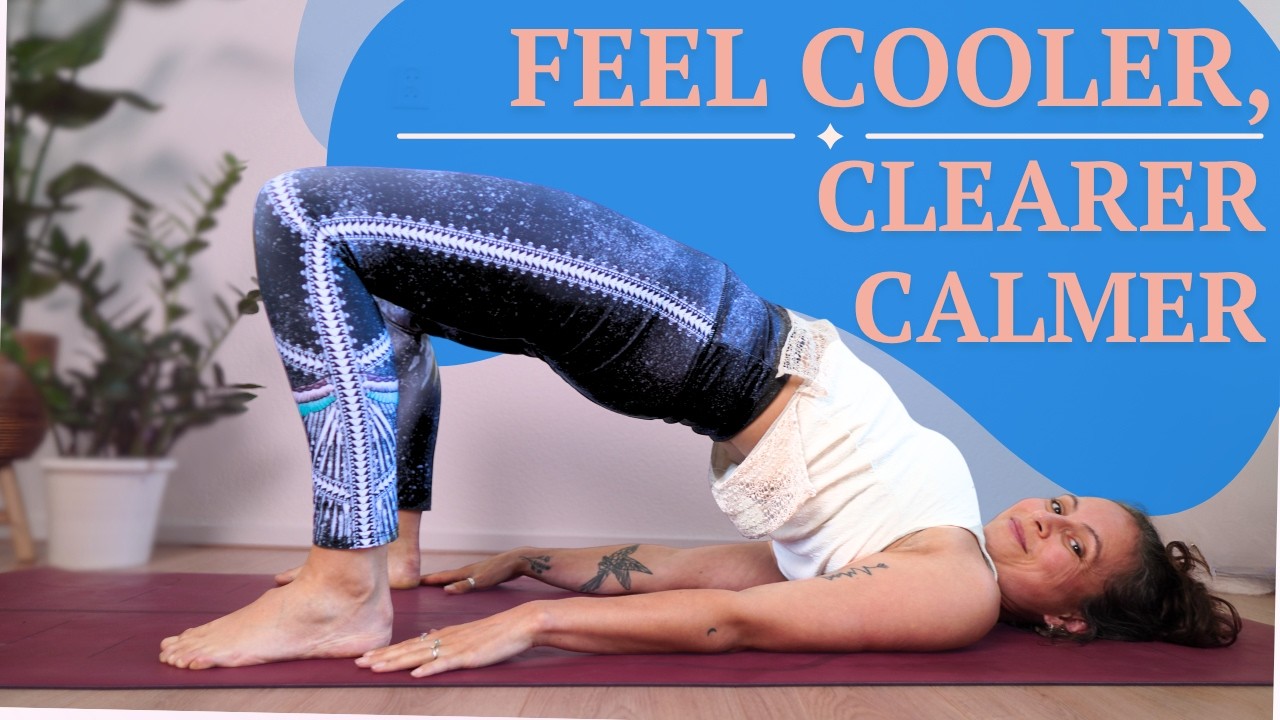 Beat the Heat with Somatic Yoga for PMS Relief | 20-Min Yoga