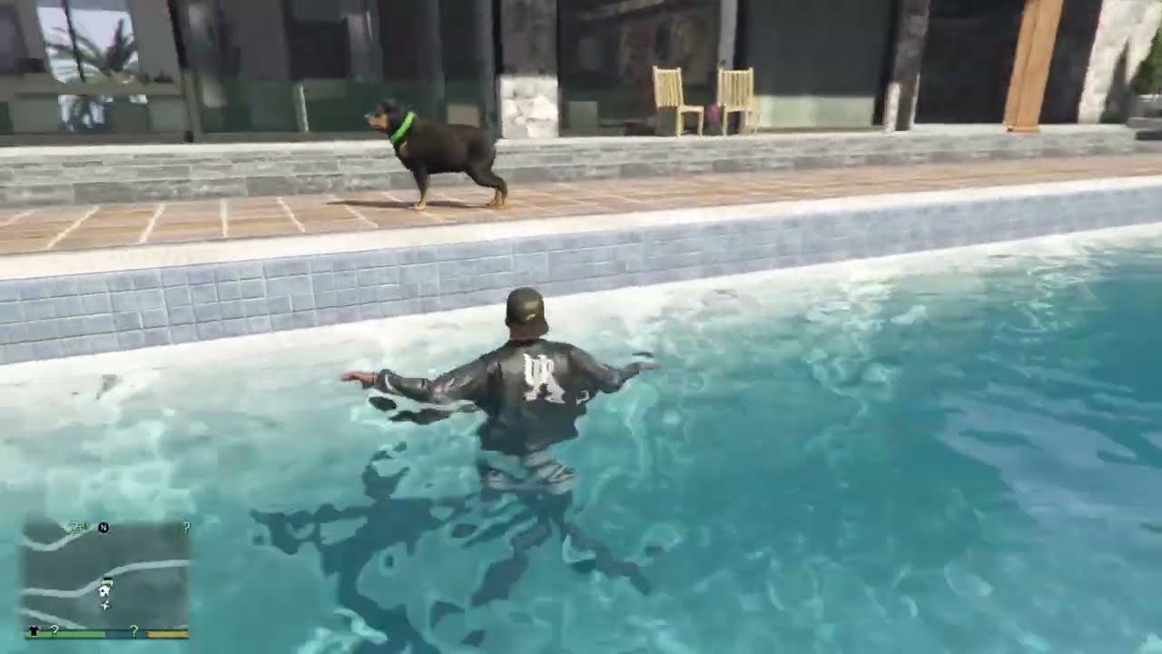 GTA 5 story mode just having a fun day with chop | how do you train without the ifruit app?