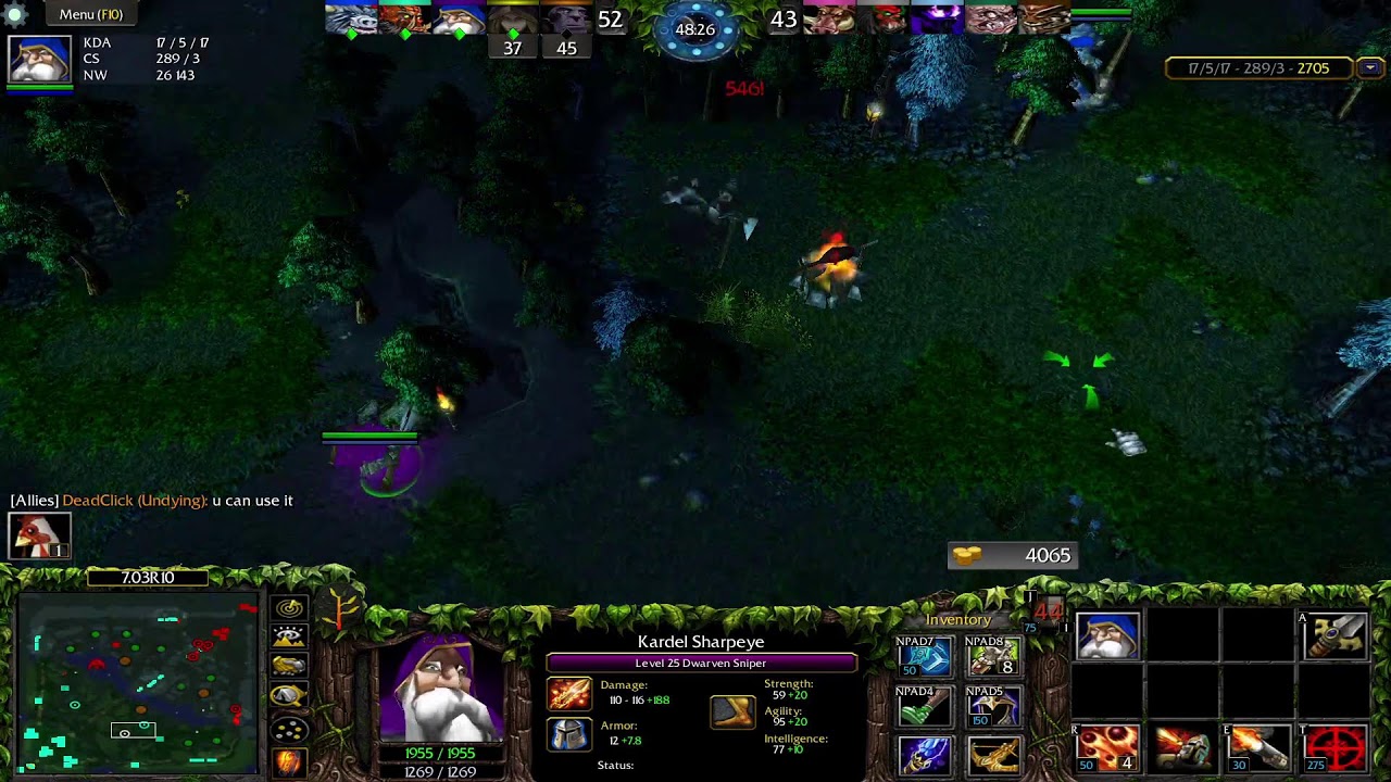 Dota 1 Sniper Game Play