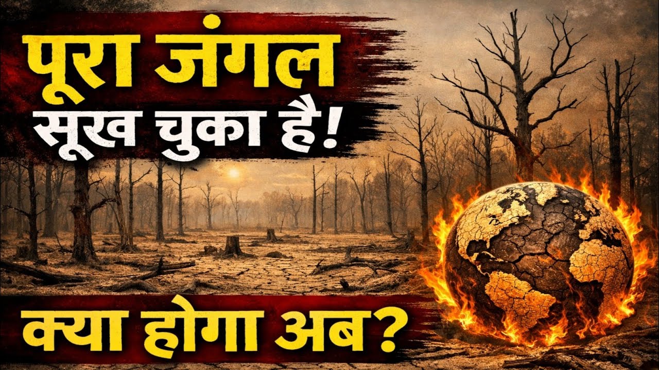 Pura jungle Sukh Chuka hai |  #jungle #forest 